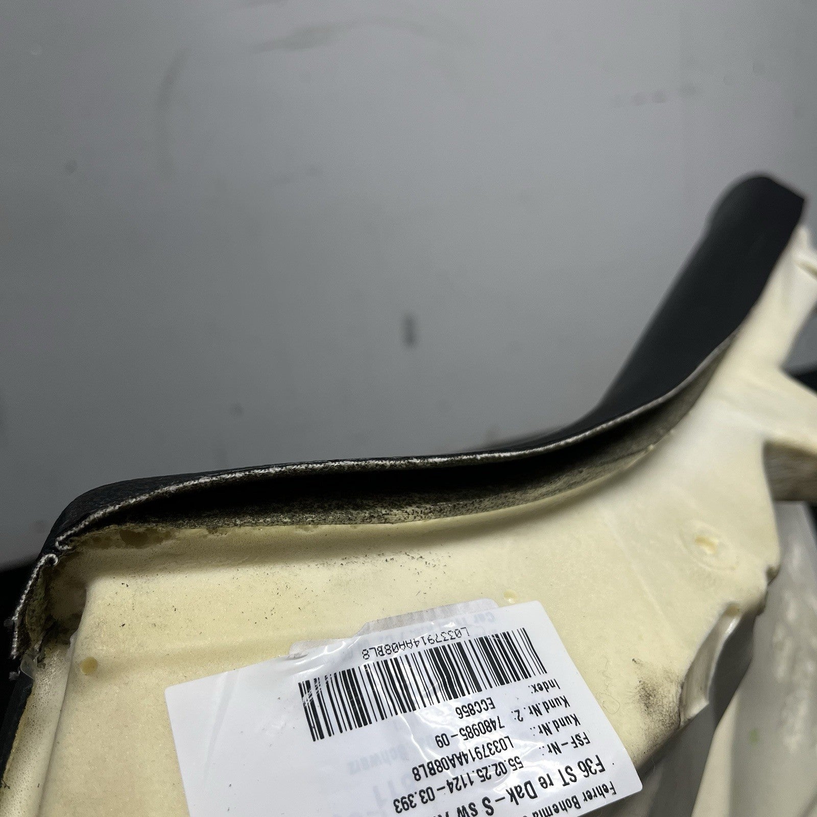☑️ 2015-2018 BMW 428ix F36 OEM Left Rear Seat Bolster Black Leather