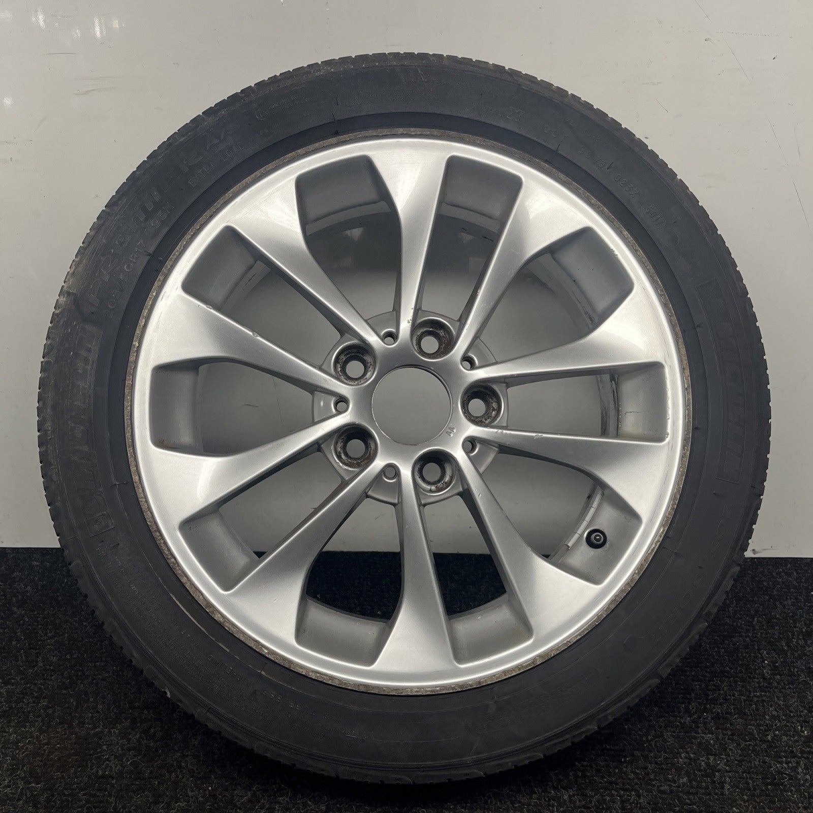 ☑️ Bmw E46 330 328 325 Oem Rim Factory Wheel 17" X 7" 10 Spoke Scuffs 6757042