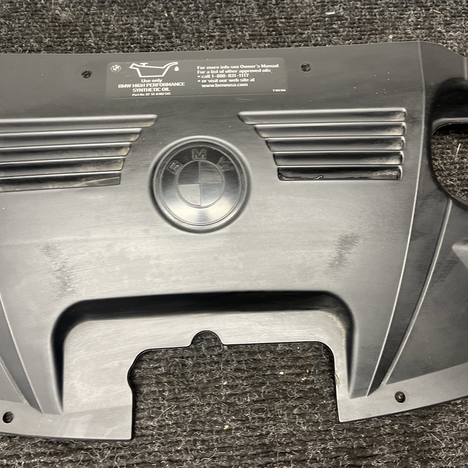☑️ 03-08 BMW E85 E86 Z4 Engine Motor Radiator Upper Deflector Shield Cover OEM