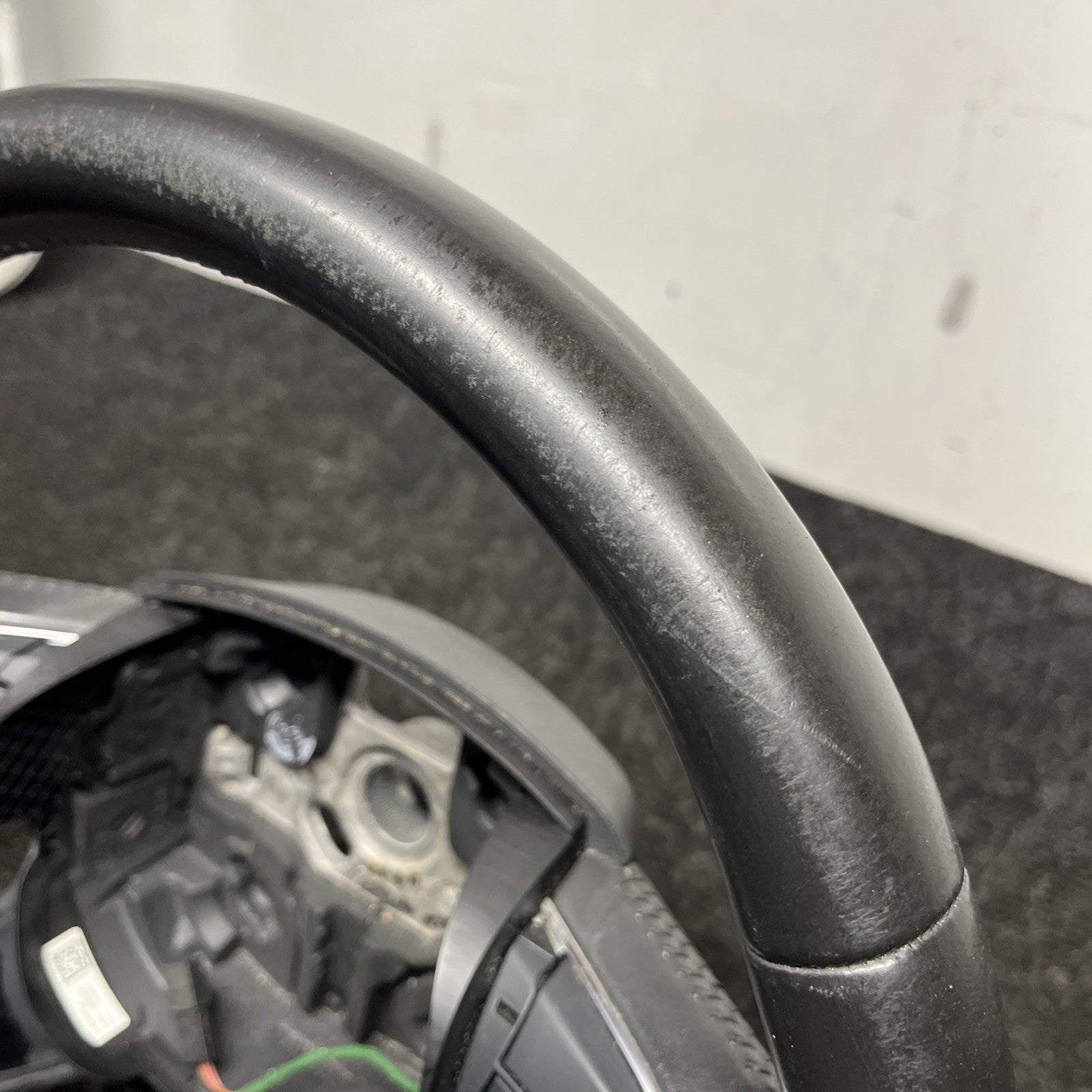 ☑️ 07-11 AUDI 4L Q7 STEERING WHEEL 4 FOUR SPOKE LEATHER OEM