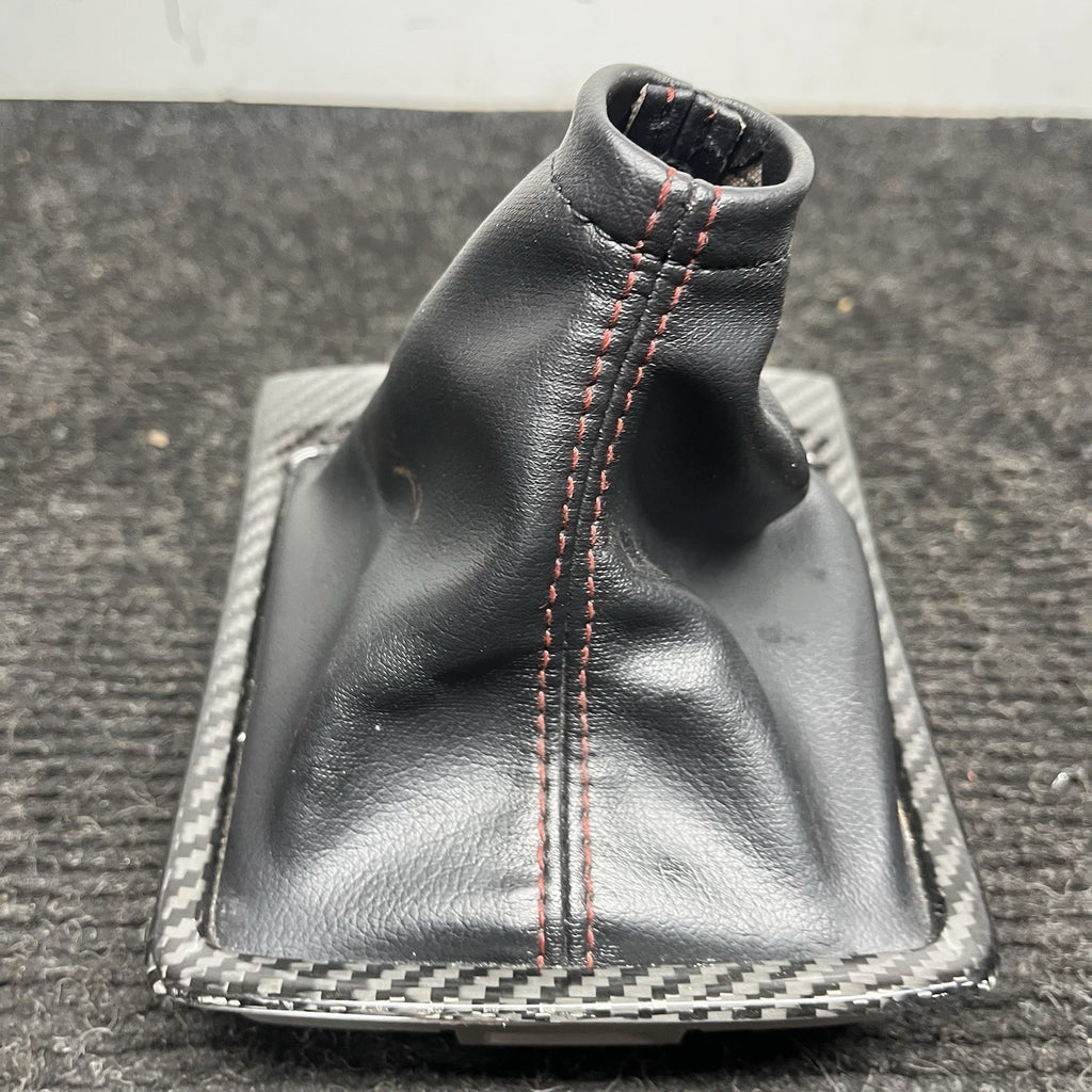 ☑️ OLM Dry Carbon Fiber MT Shifter Trim Cover - 2015 WRX MT