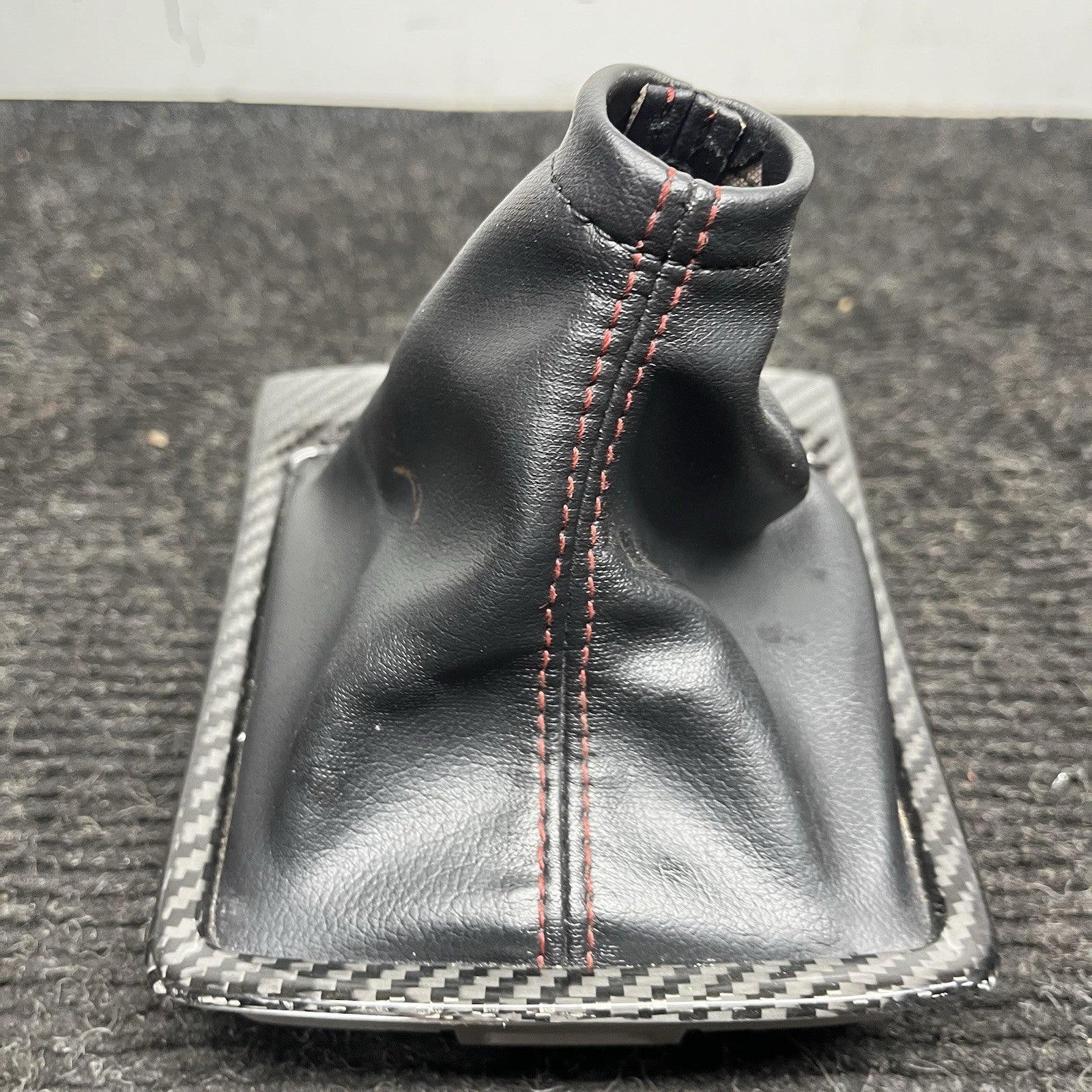 ☑️ OLM Dry Carbon Fiber MT Shifter Trim Cover - 2015 WRX MT