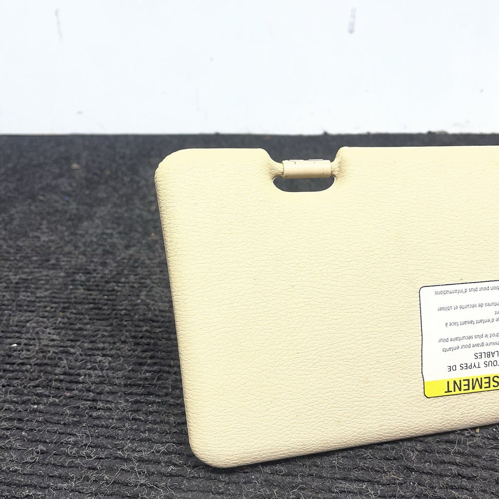 ☑️ 2007-2013 BMW E70 X5 X5M Front Left Right Interior Sun Visor Pair BEIGE OEM