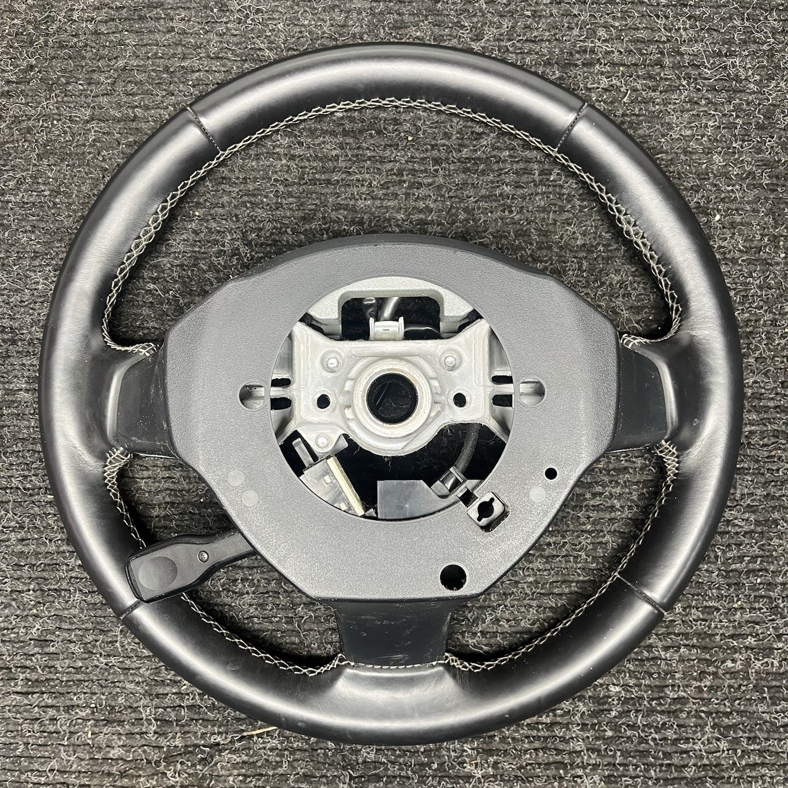 ☑️ 22-24 TOYOTA GR86 STEERING WHEEL LEATHER BLACK OEM MANUAL GS131-16410