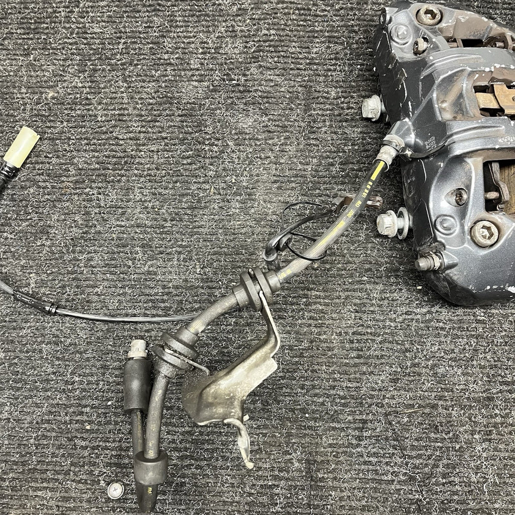 ☑️BMW E82 E88 135i FRONT REAR BRAKE CALIPERS SET FOUR BREMBO GREY GRAY 08-13 OEM