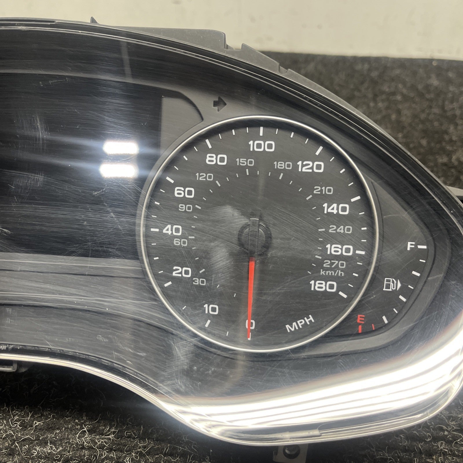 ☑️ 2013 Audi A6 Instrument Cluster Speedometer MPH Night Vision 52k Mls OEM Used