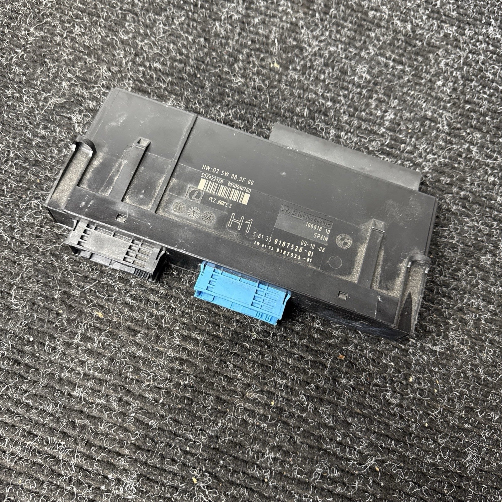 ☑️ 2009 BMW E90 E91 328I 335I BODY CONTROL MODULE 9187536