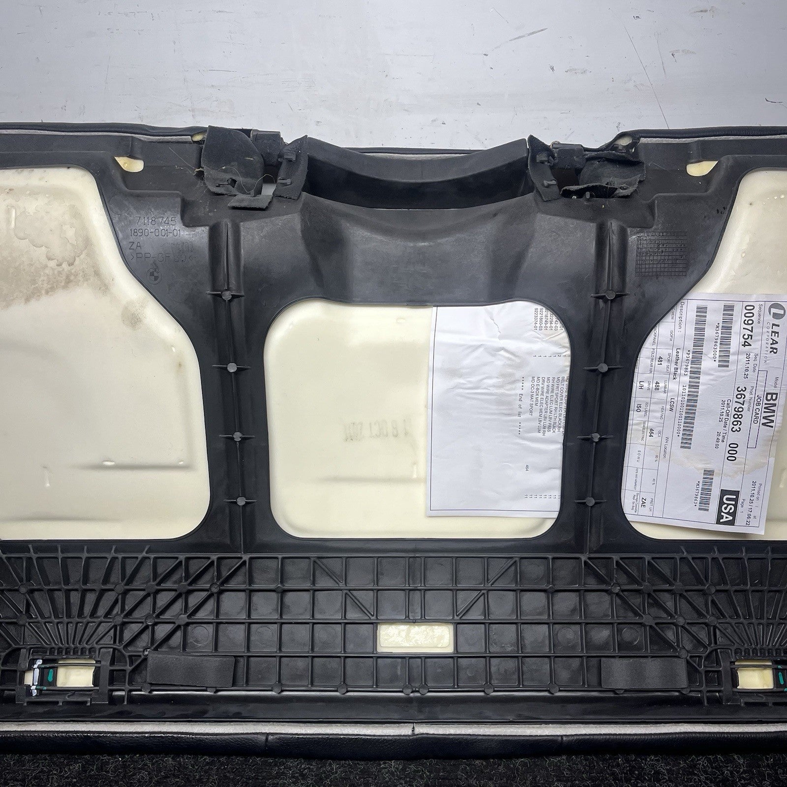 ☑️ 06-12 BMW E90 E91 335i 328i SEDAN WAGON LOWER BOTTOM SEAT BENCH CUSHION OEM