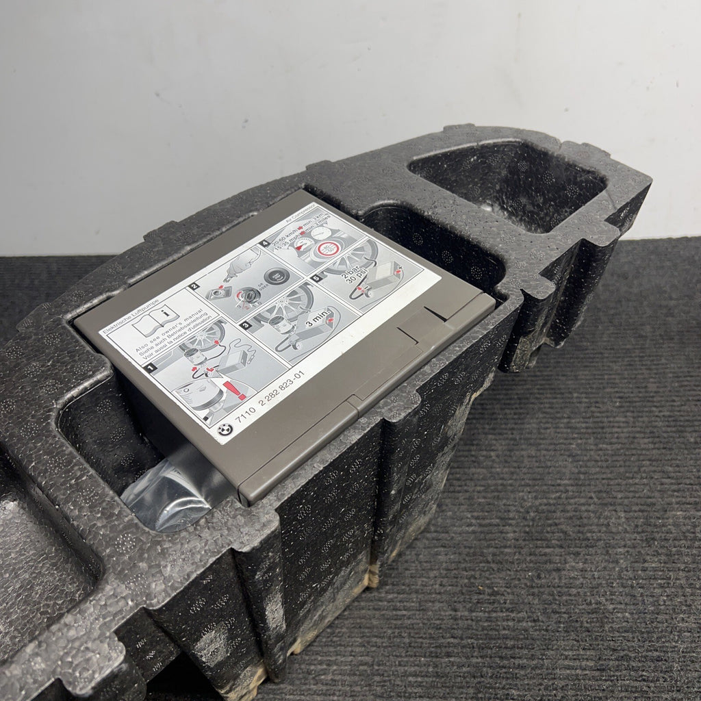 ☑️ 2008 2009 2010 2011 2012 2013 BMW M3 E93 Trunk Tire Inflator Flat Fix Foam