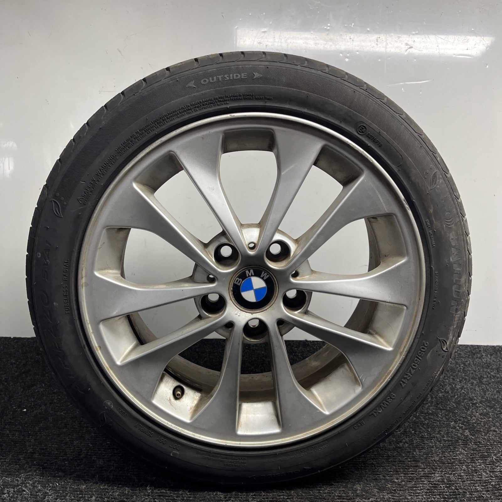 ☑️ Bmw 325I Oem Rim Factory Wheel 17" X 7" 10 Spoke Scuffs 6757042