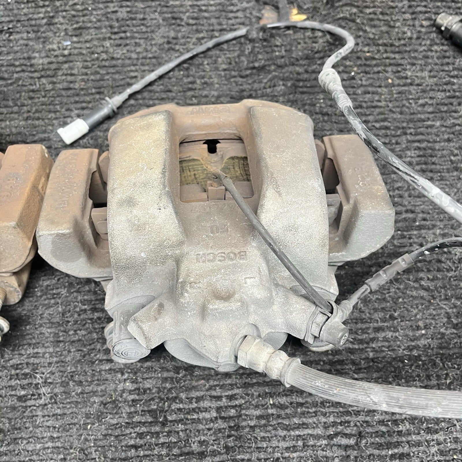 ☑️ 12-16 BMW 328I F30 RWD FRONT LEFT & RIGHT SIDE ABS BRAKE CALIPER SET OF 2 OEM