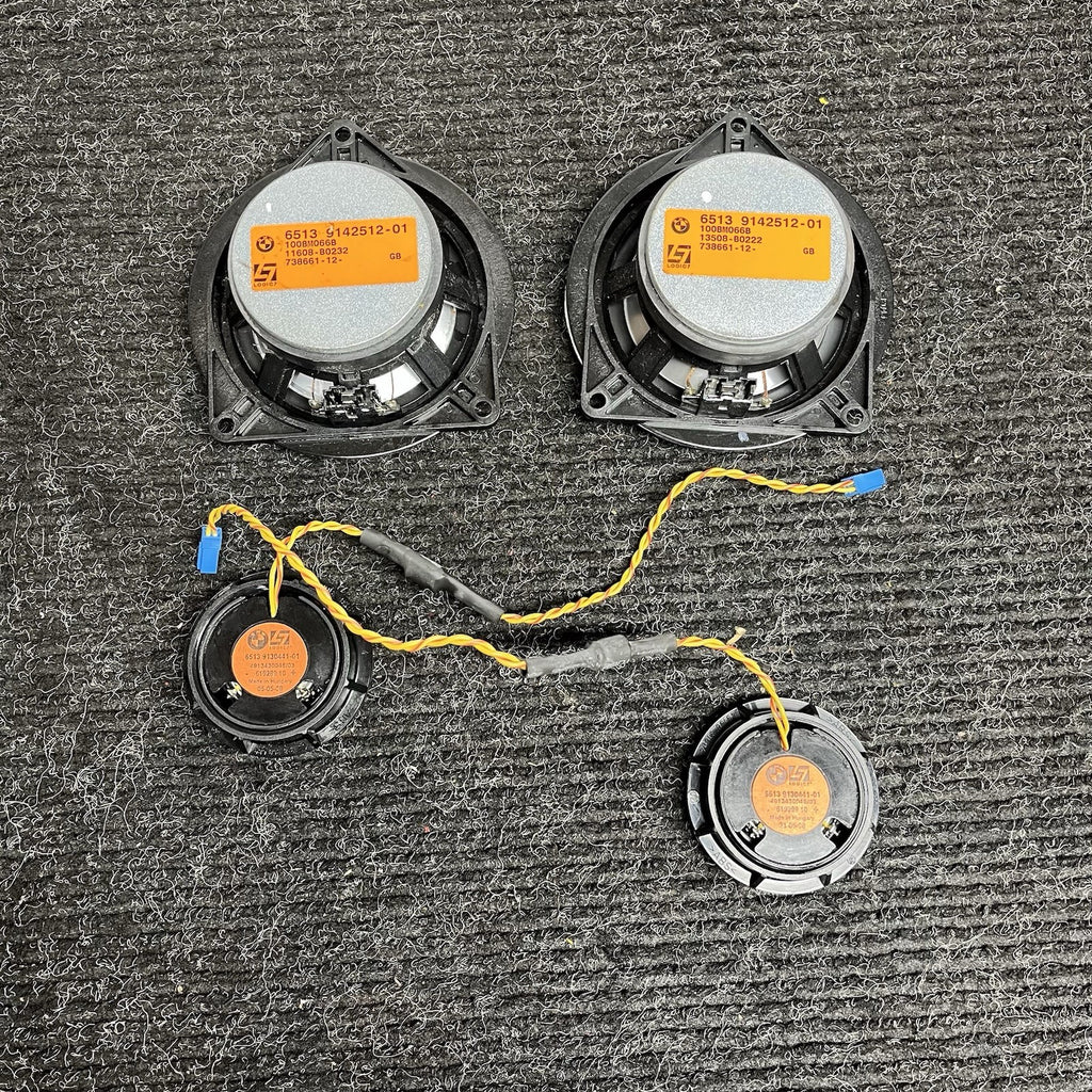 ☑️ OEM BMW E88 135 Audio Professional Sound Speakers Logic 7 L7 Harman Kardon