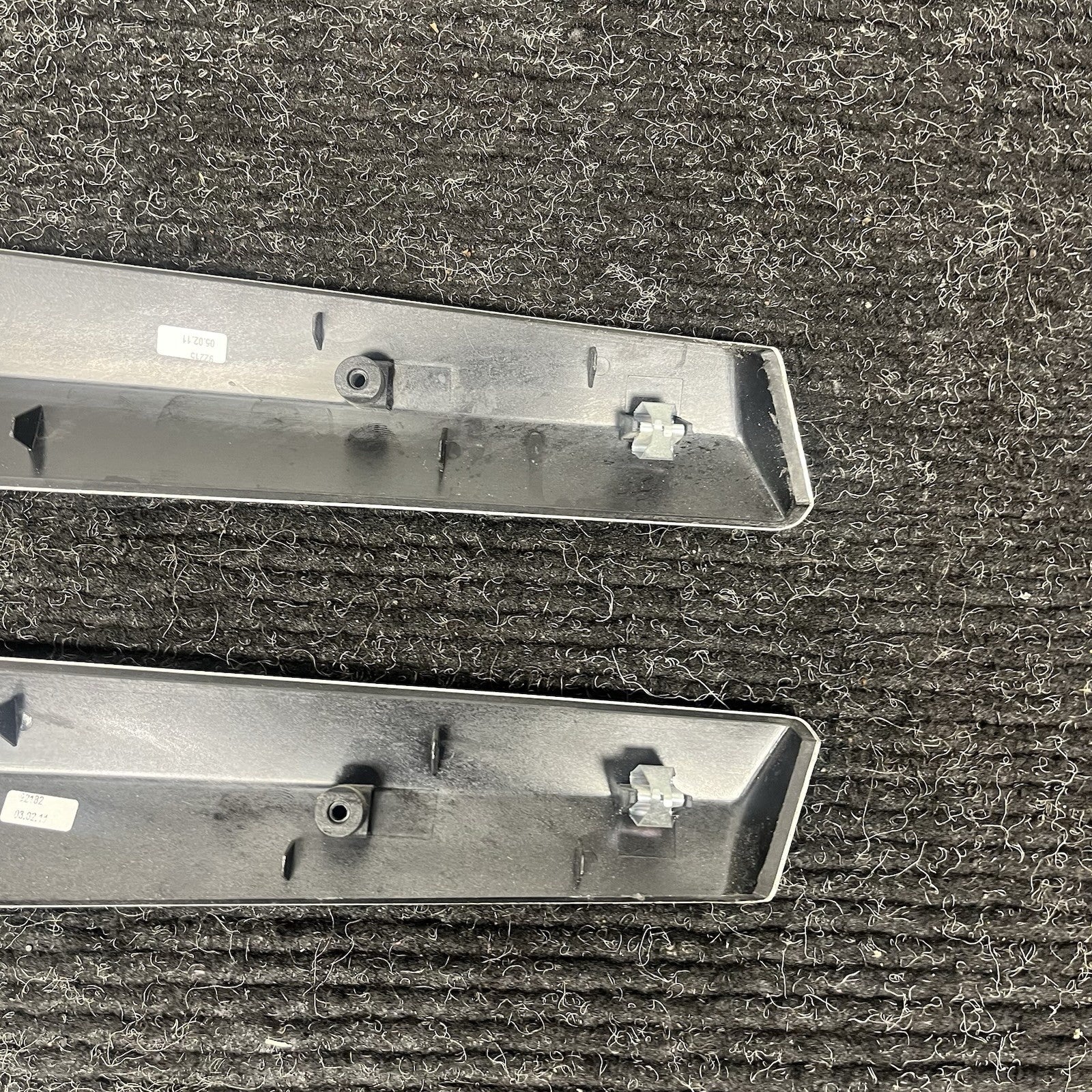 ☑️ 2011-2014 BMW F25 X3 F26 X4 Factory Brushed Aluminum Door Trim Set of 4 OEM