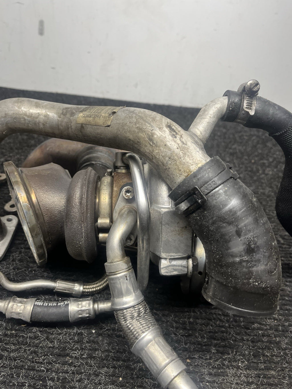 ☑️ 07-10 BMW 335I E90 E92 E93 N54 TWIN TURBO CHARGER SET MANIFOLD OEM 82k
