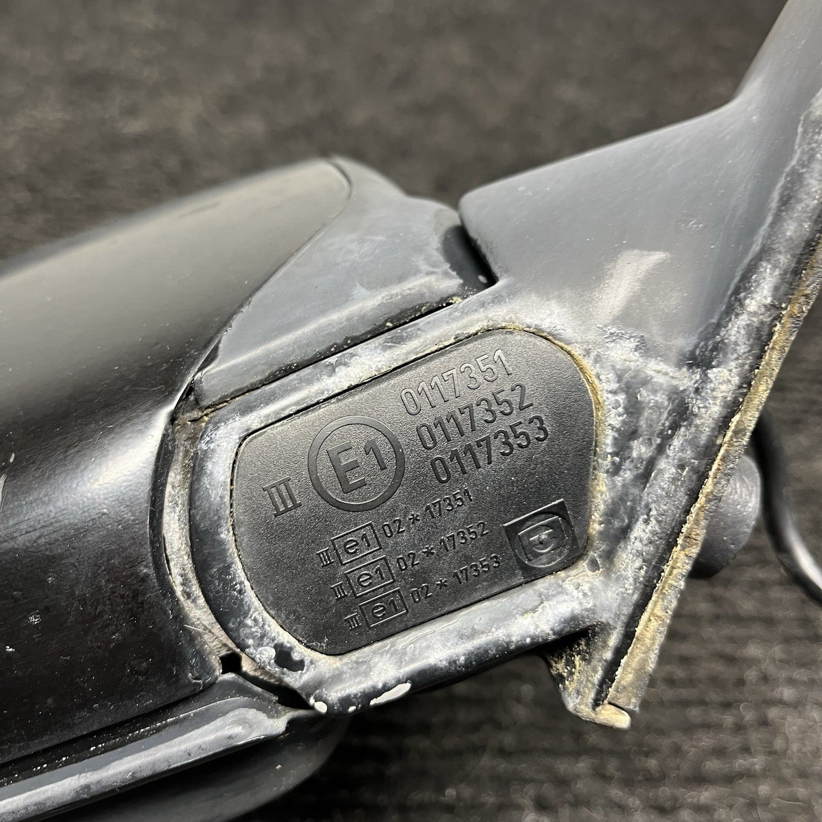 ☑️ 92-99 BMW E36 328i COUPE CONVERTIBLE FRONT RIGHT SIDE VIEW MIRROR OEM