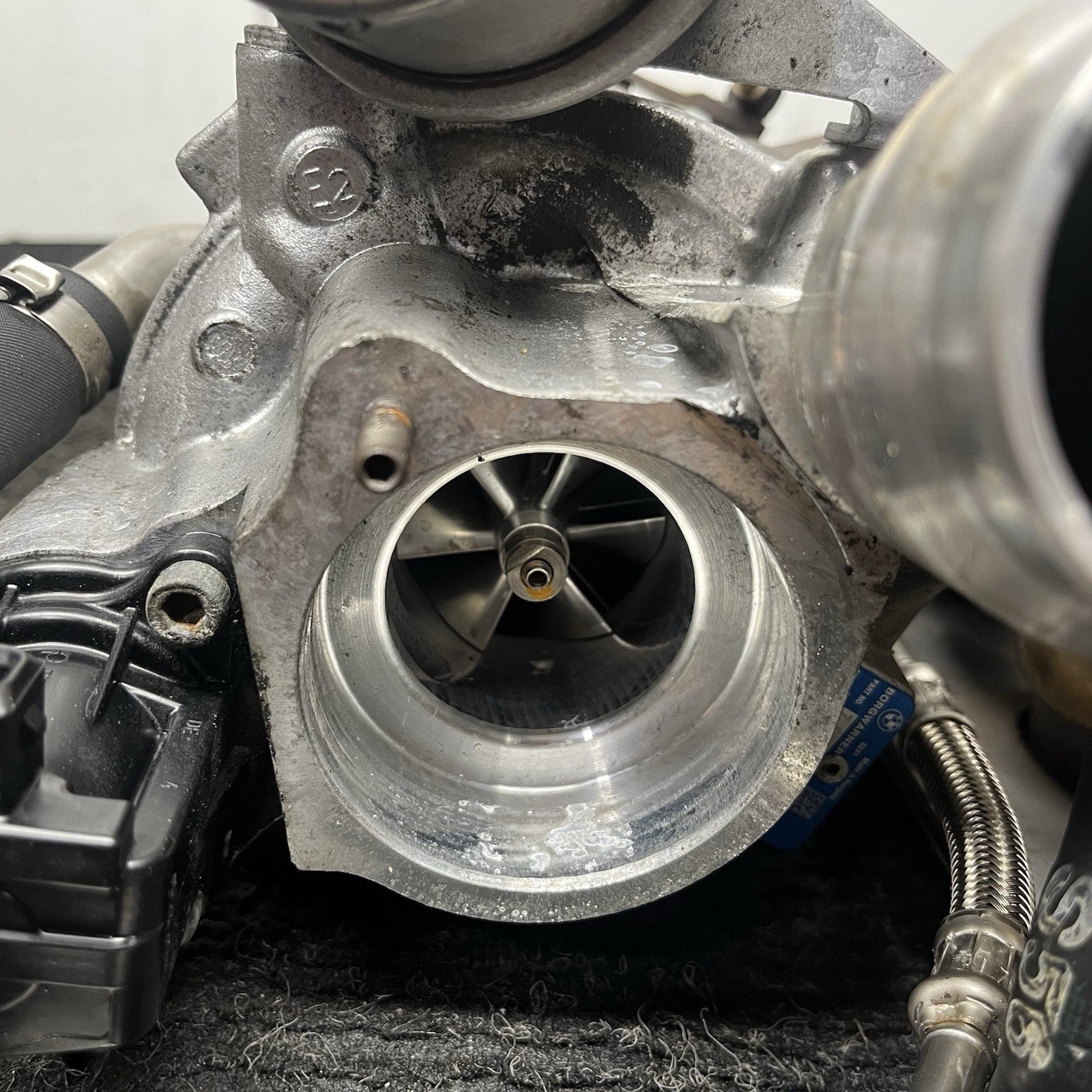 ☑️ 11-13 OEM BMW E82 E88 E90 E92 F22 F30 Engine N55 Turbo Charger PWG 89k Miles
