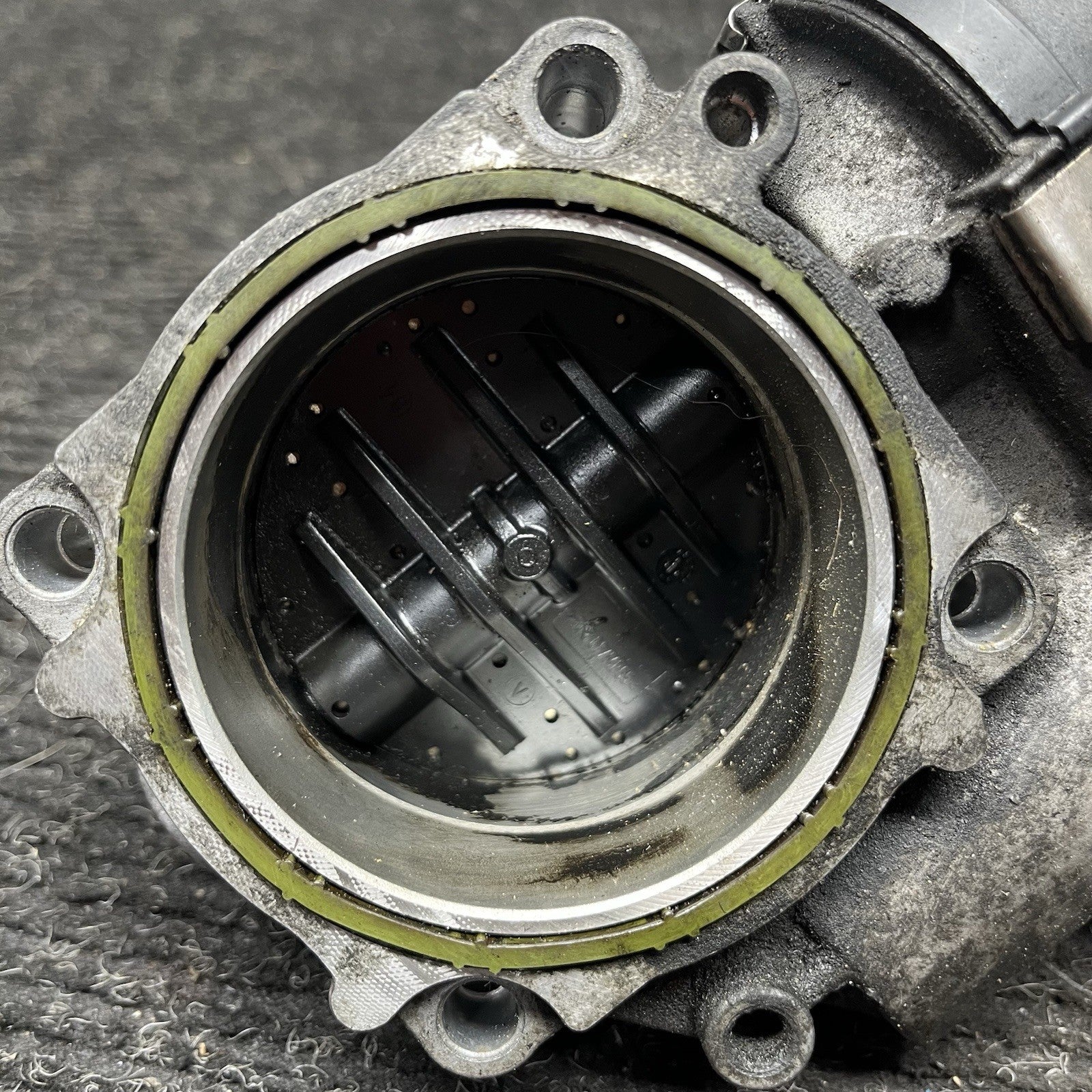☑️ 09-12 BMW F01 F02 750Li 4.4L N63 Engine Left Throttle Body 1354 7555944 OEM