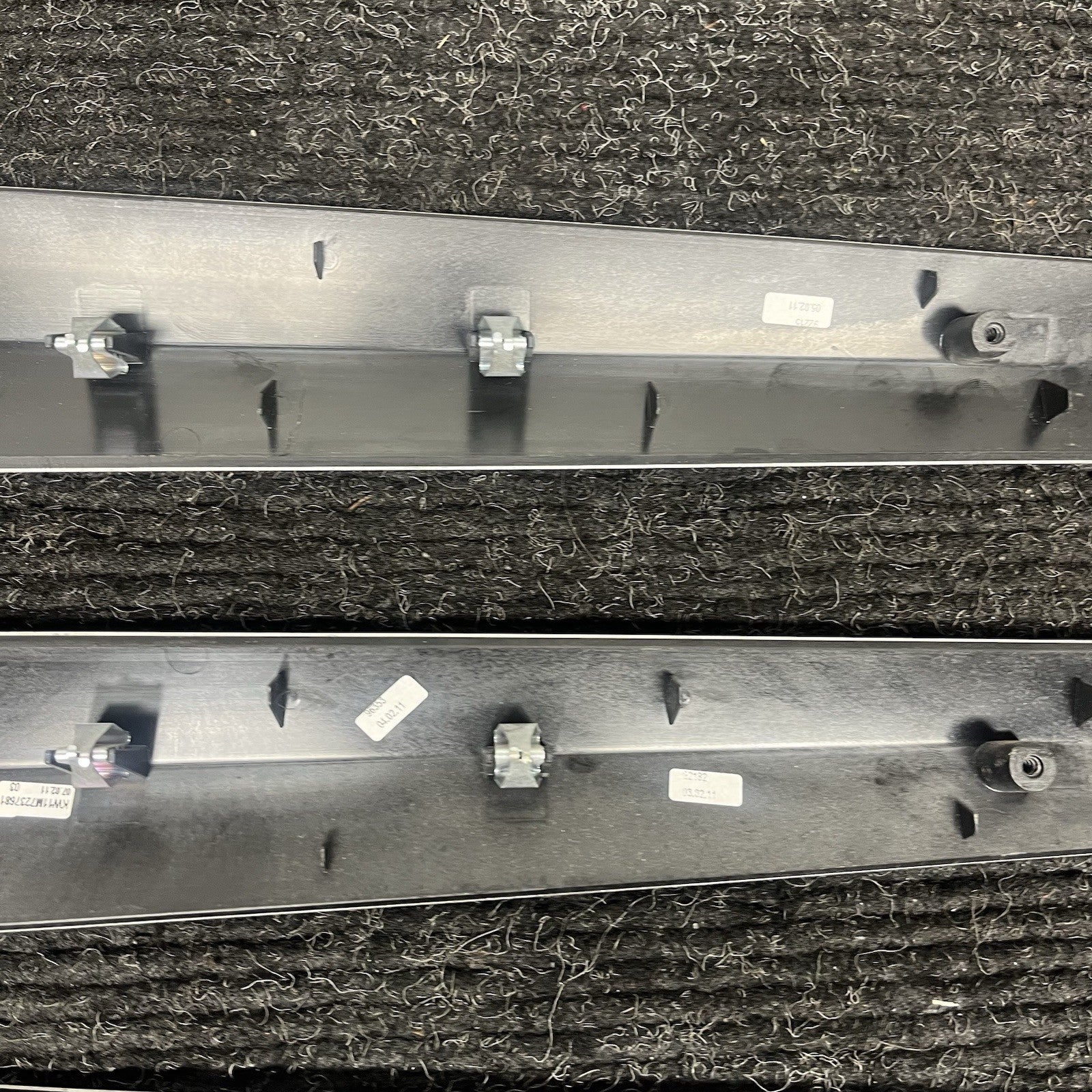 ☑️ 2011-2014 BMW F25 X3 F26 X4 Factory Brushed Aluminum Door Trim Set of 4 OEM