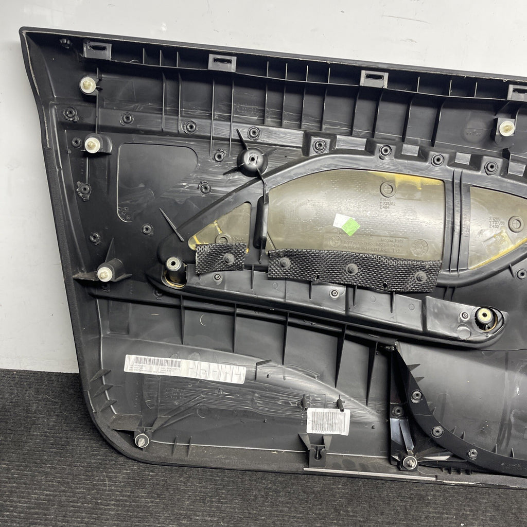 ☑️02-06 BMW E46 COUPE CONVERTIBLE PASSENGER RIGHT SIDE DOOR PANEL CARD BLACK OEM