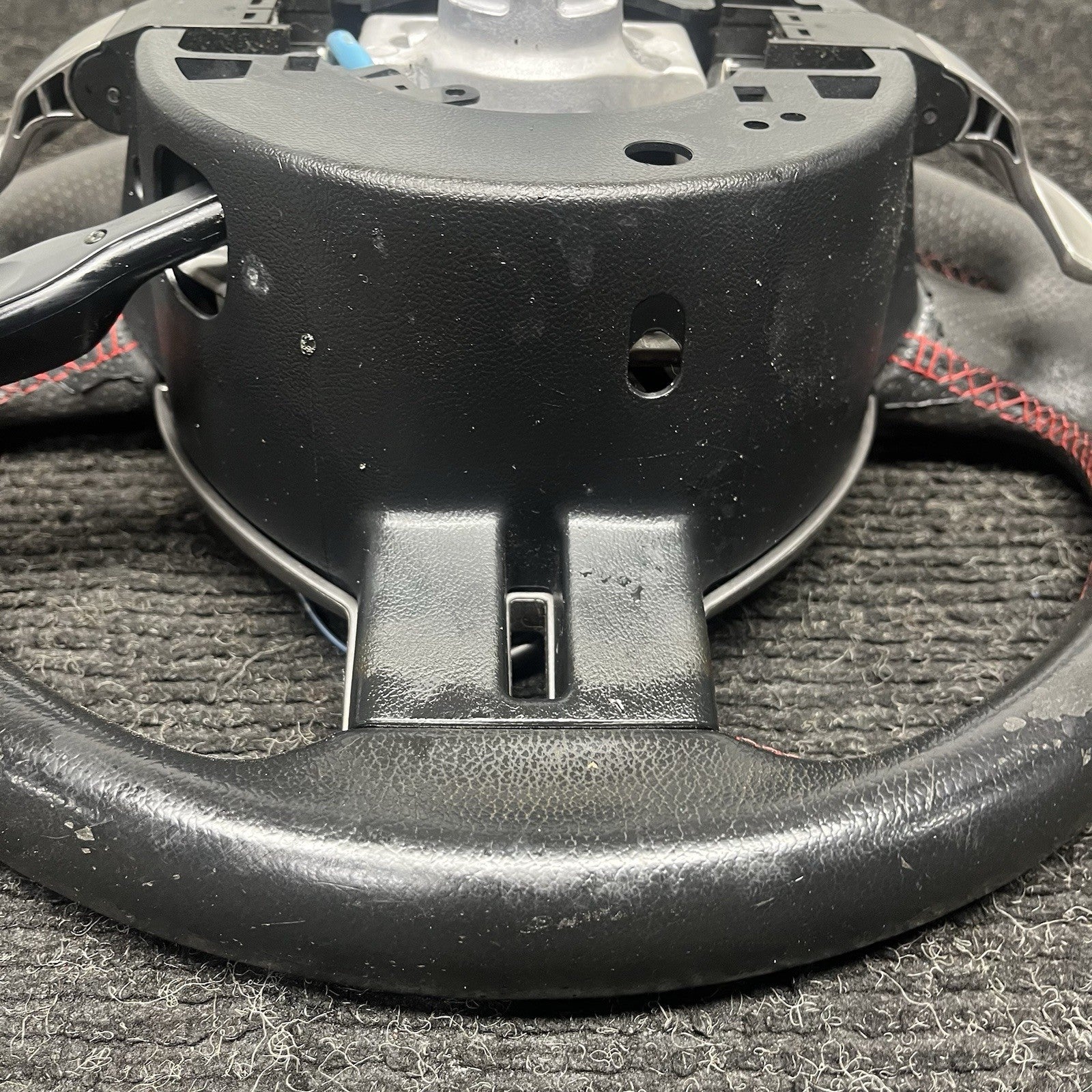 ☑️ 2013-2016 SCION FRS Subaru BRZ OEM Steering Wheel Red Stitched Shift Paddles