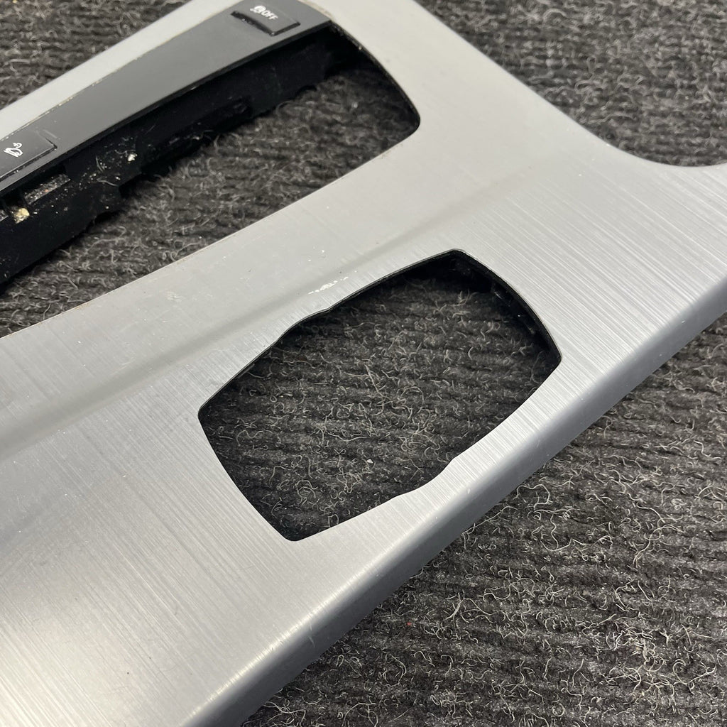 ☑️ 2011-2018 BMW X3 X4 F25 F26 FRONT CENTER CONSOLE SHIFTER TRIM PANEL ALUMINUM