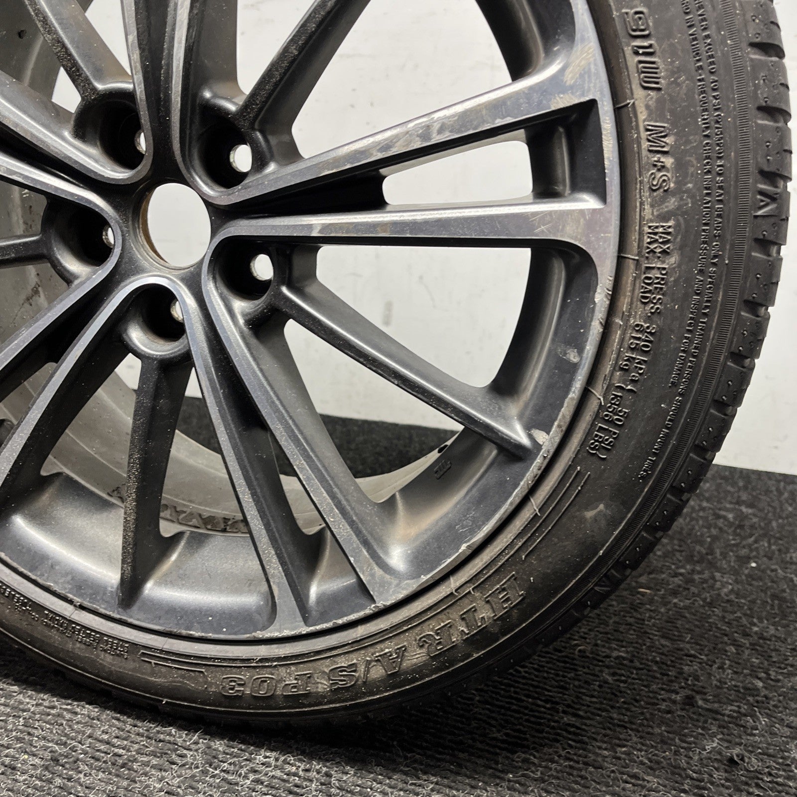 ☑️ 2013-2016 Scion FRS  17” Factory Rim 17x7 BLACK W/CHROME OEM 28111CA010