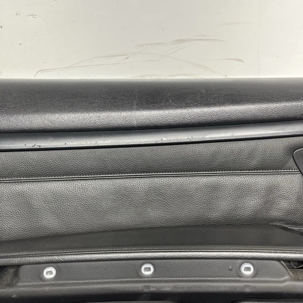 ☑️ 07-13 BMW E92 E93 3 Series Left Driver Side Door Panel Card Black OEM