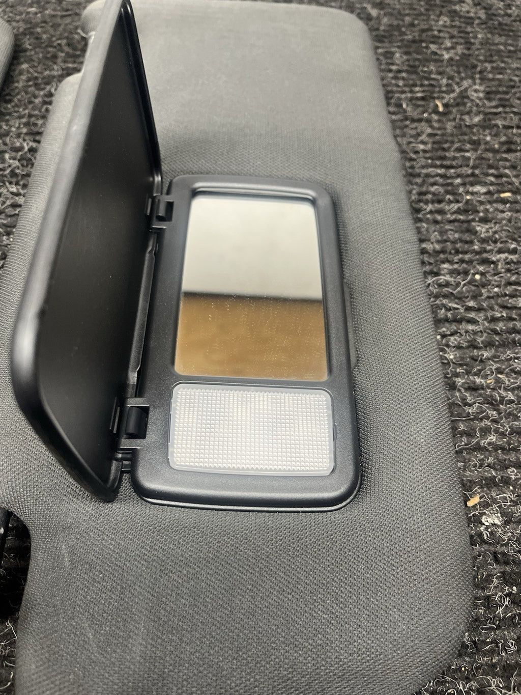 ☑️ 2015-2021 SUBARU WRX RIGHT LEFT SUNVISOR SUN VISOR SET ILLUMINATED W/MIRROR