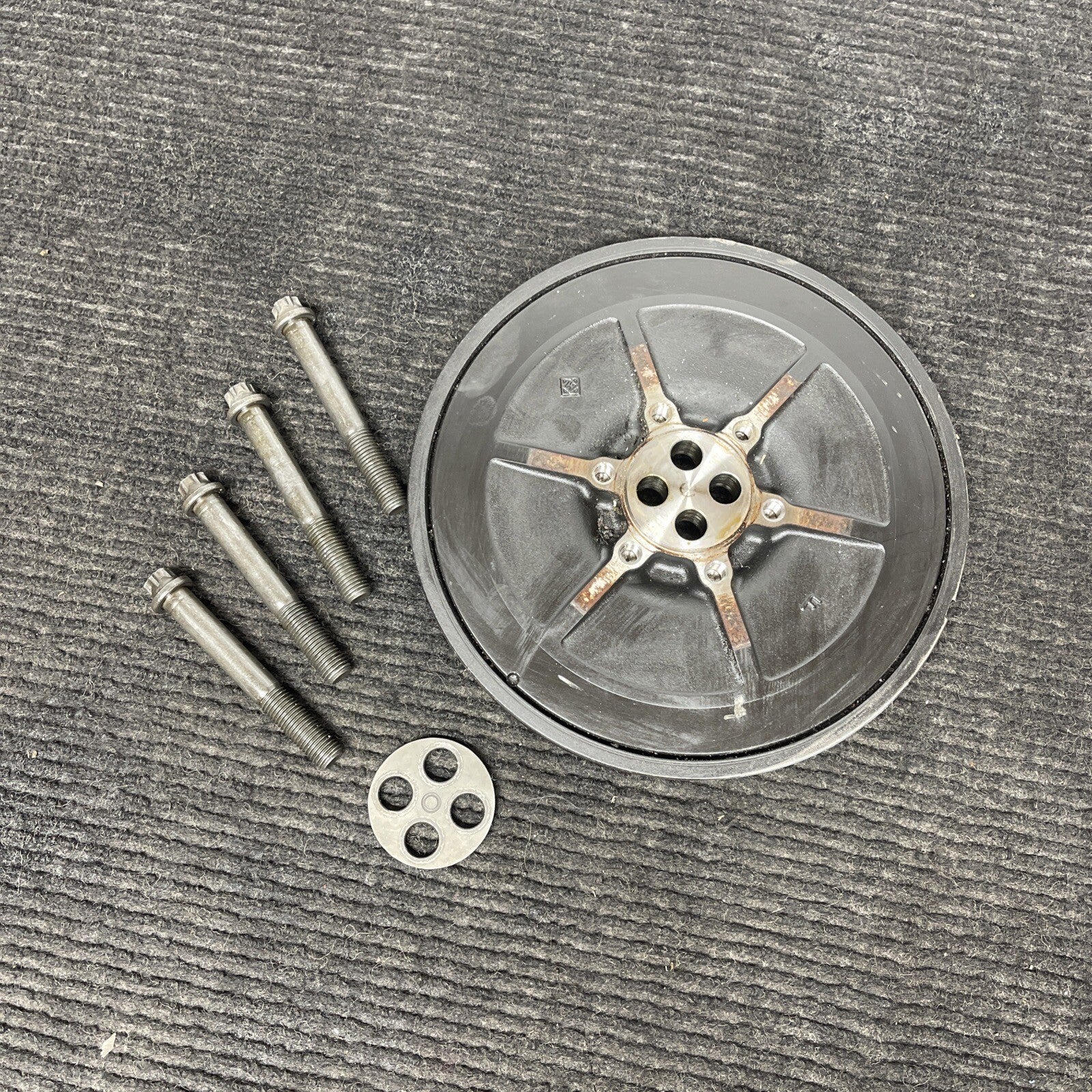 ☑️ 08-13 BMW M3 E90 E92 E93 S65 ABSORBER DAMPER HARMONIC BALANCER W/BOLTS