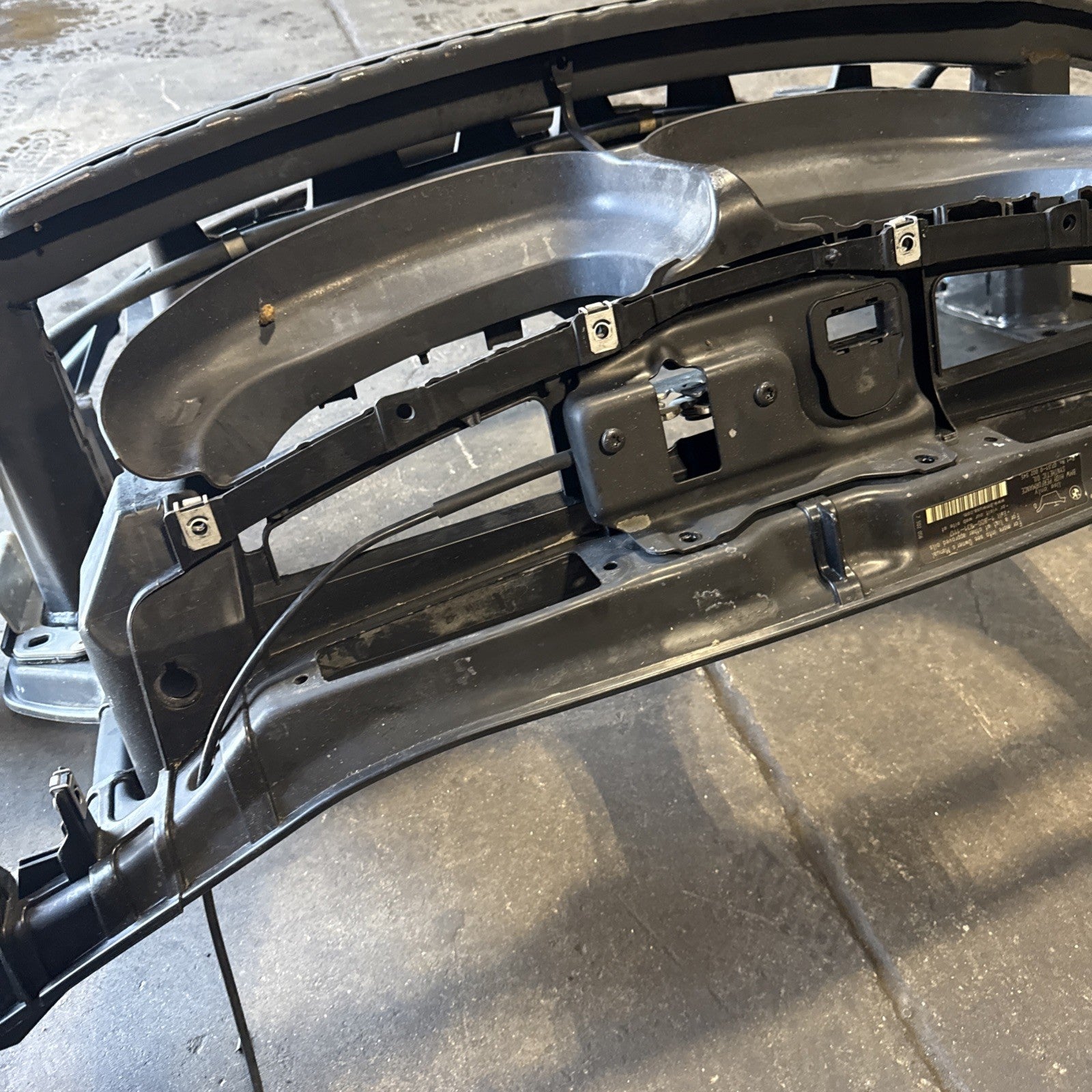 ☑️ Front Core Radiator Support OEM BMW E82 E88 135i 128i W/ REINFORCEMENT BAR