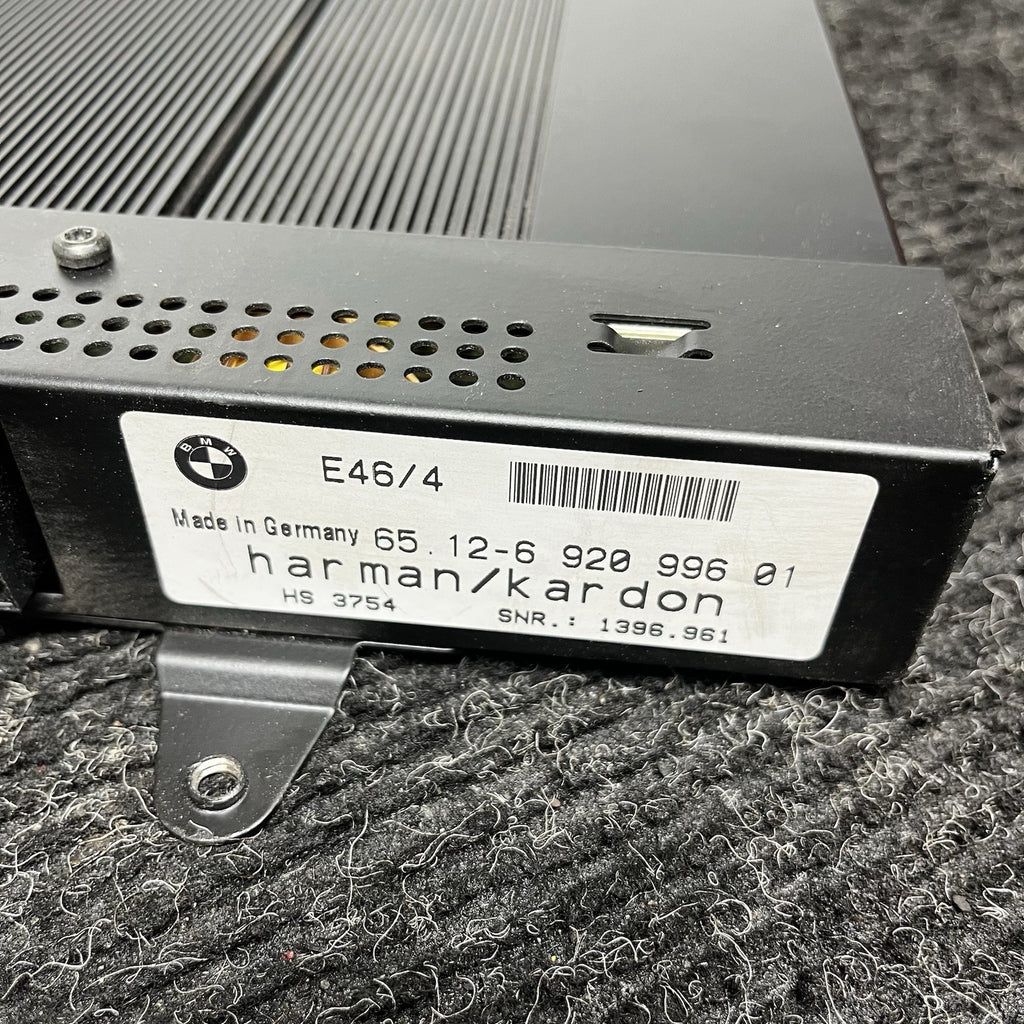 ☑️ 01-06 BMW E46 325Ci 330Ci SEDAN HARMAN KARDON AUDIO AMPLIFIER AMP 6920996 OEM