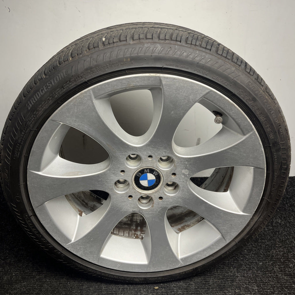 ☑️ 2006-13 BMW 335i E90 E92 18x8 STYLE 162 FRONT WHEEL RIM SILVER OEM 225/40/R18