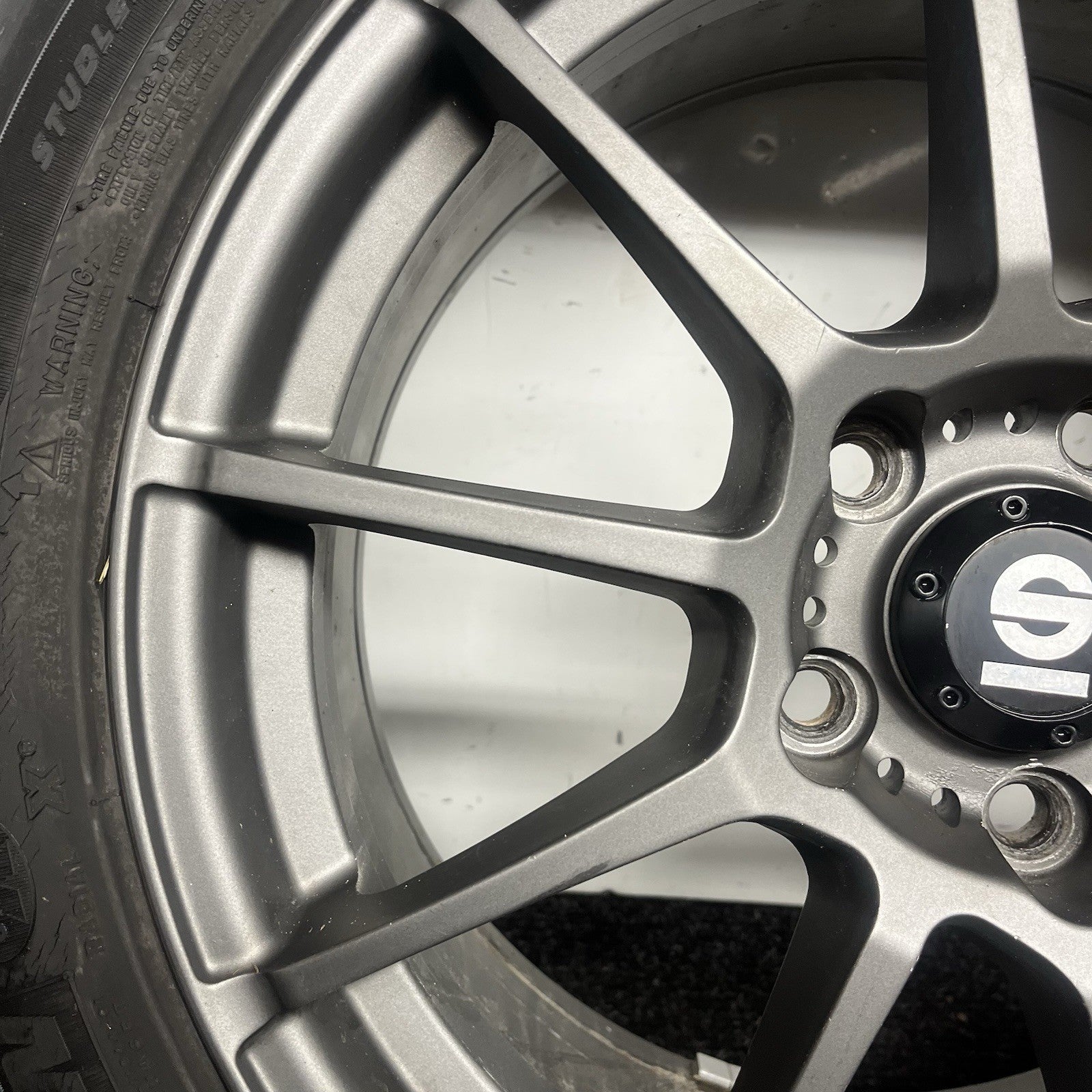 ☑️ Sparco OZ Racing Assetto Gara Wheel 17x7.5  ET45 5x100 Alloy Rim Gray