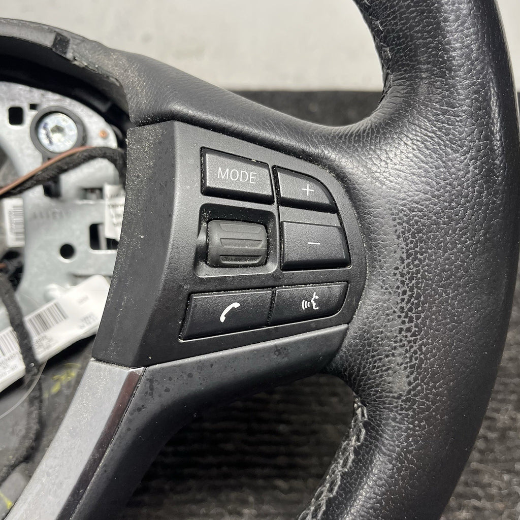 ☑️ 2011-2017 BMW X3 F25 SPORT STEERING WHEEL BLACK LEATHER OEM