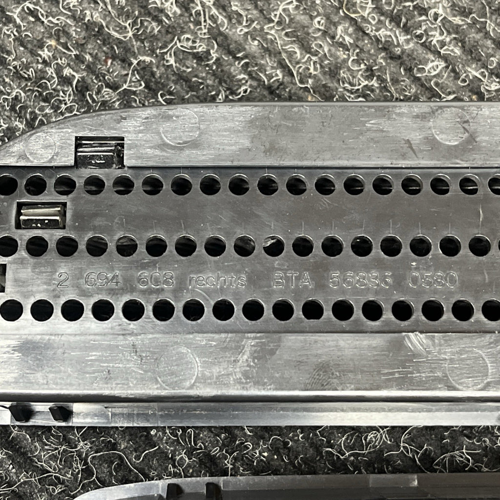 ☑️ 01-06 BMW E46 M3 Right & Left Set Fender Molding Grill Vent Trim Set