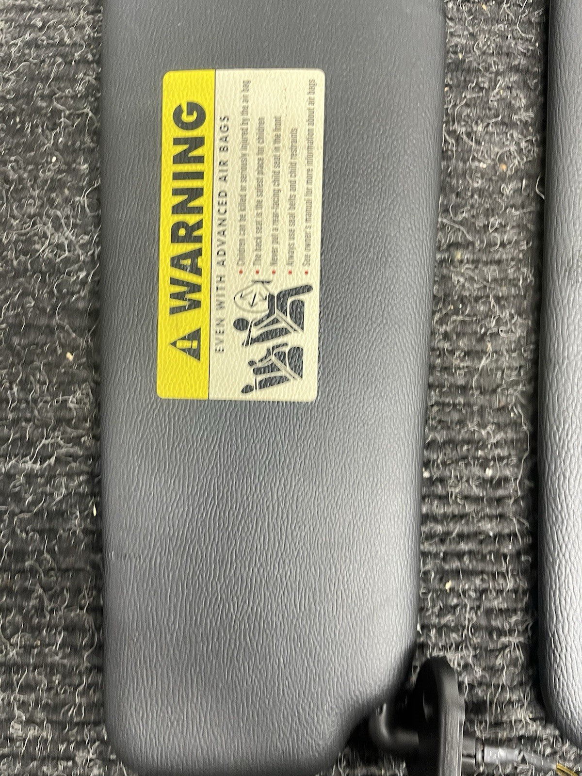 ☑️ 07-13 OEM BMW E88 E93 128 328 335 M3 Convertible Driver Passenger Visor SET