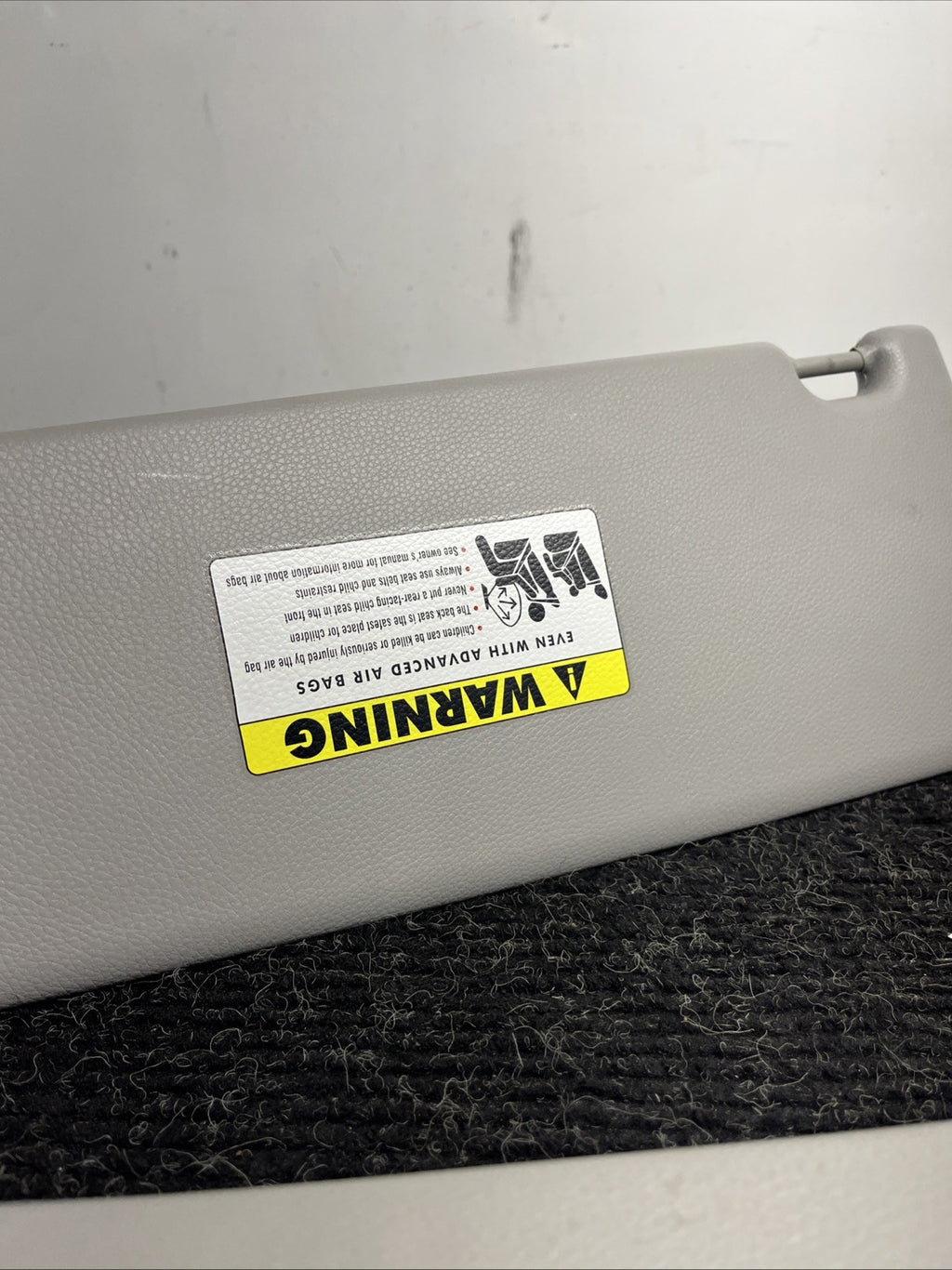 ☑️ 2006-2011 BMW E90 Sun Visor Shade Set Visors Left Right Pair Gray OEM