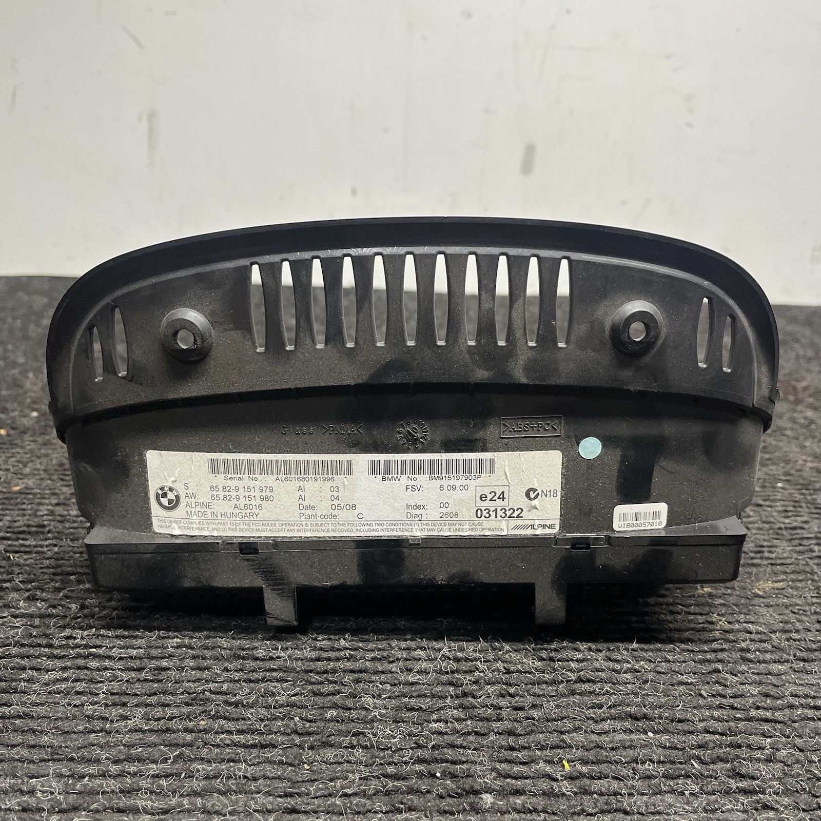 ☑️ 2008-2013 BMW M3 E92 E93 E90 NAVIGATION RADIO SCREEN MONITOR DISPLAY 9151979