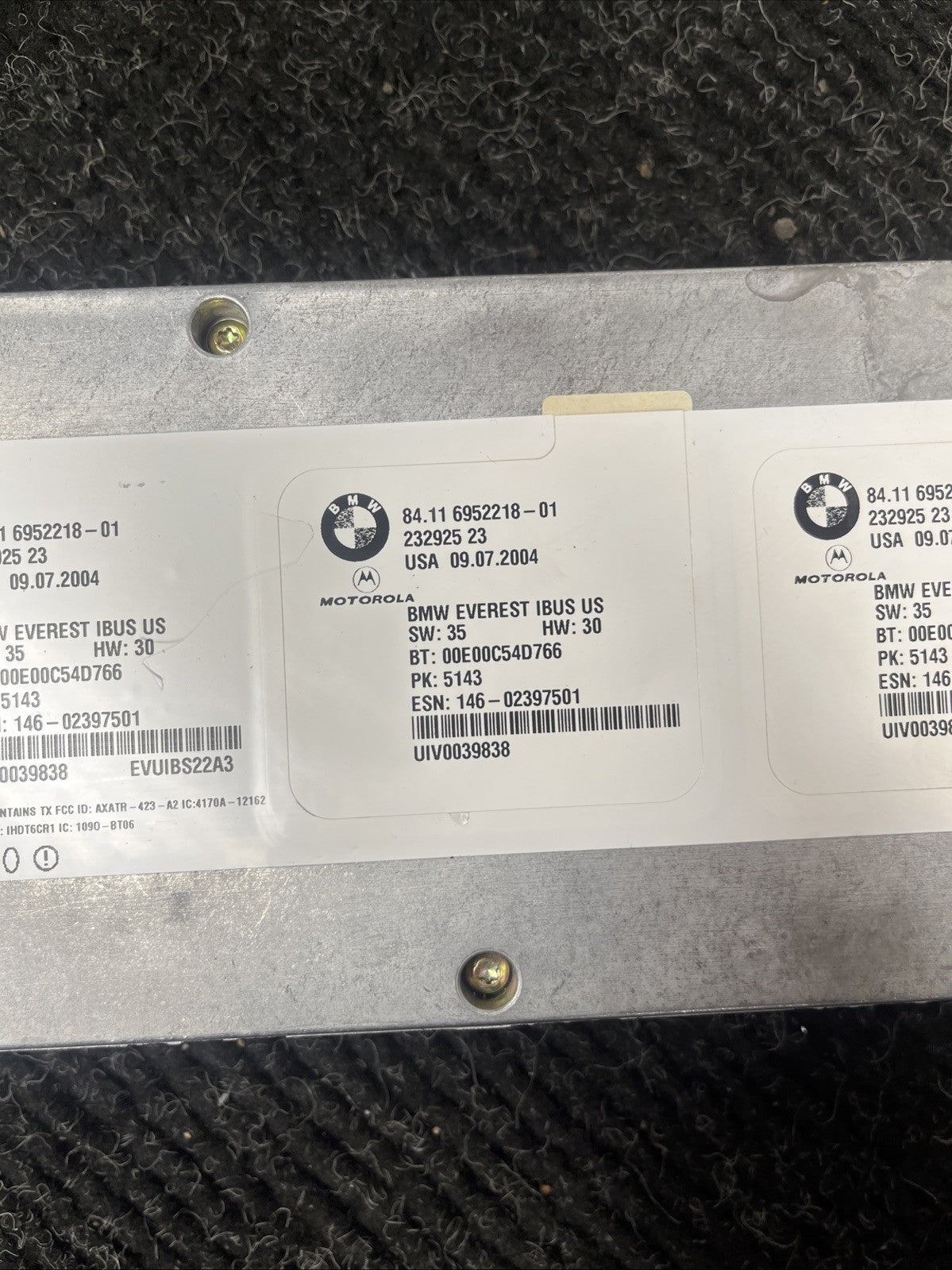 ☑️ OEM BMW E90 E92 E82 E60 E88 Bluetooth IBUS Telematic Control Module Unit TCU