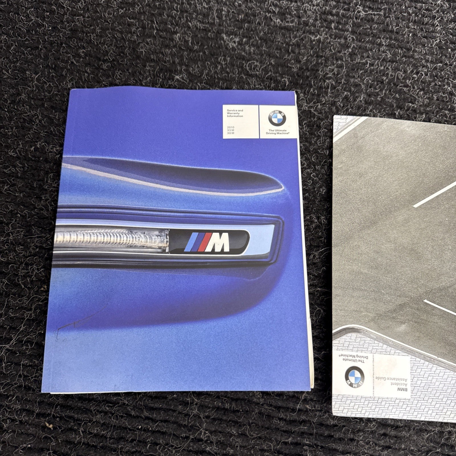 ☑️ 2010-2013 OEM BMW E70 E71 X5M X6M Owners Manual Book w/ Wallet SET