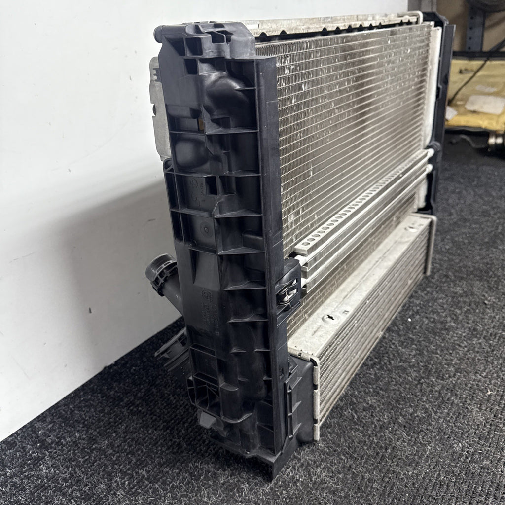☑️ 07-13 BMW E82 E90 E92 E93 N54 N55 Radiator Condenser Intercooler Complete 72k