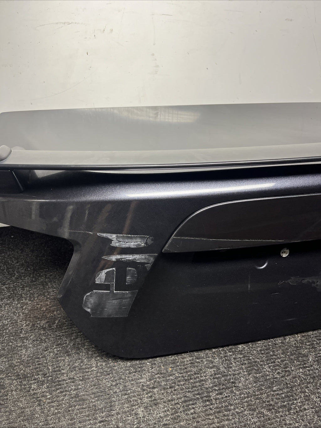 ☑️ 13-16 SUBARU BRZ REAR TRUNK LID DECK ASSEMBLY W/ SPOILER & CAMERA GRAY OEM