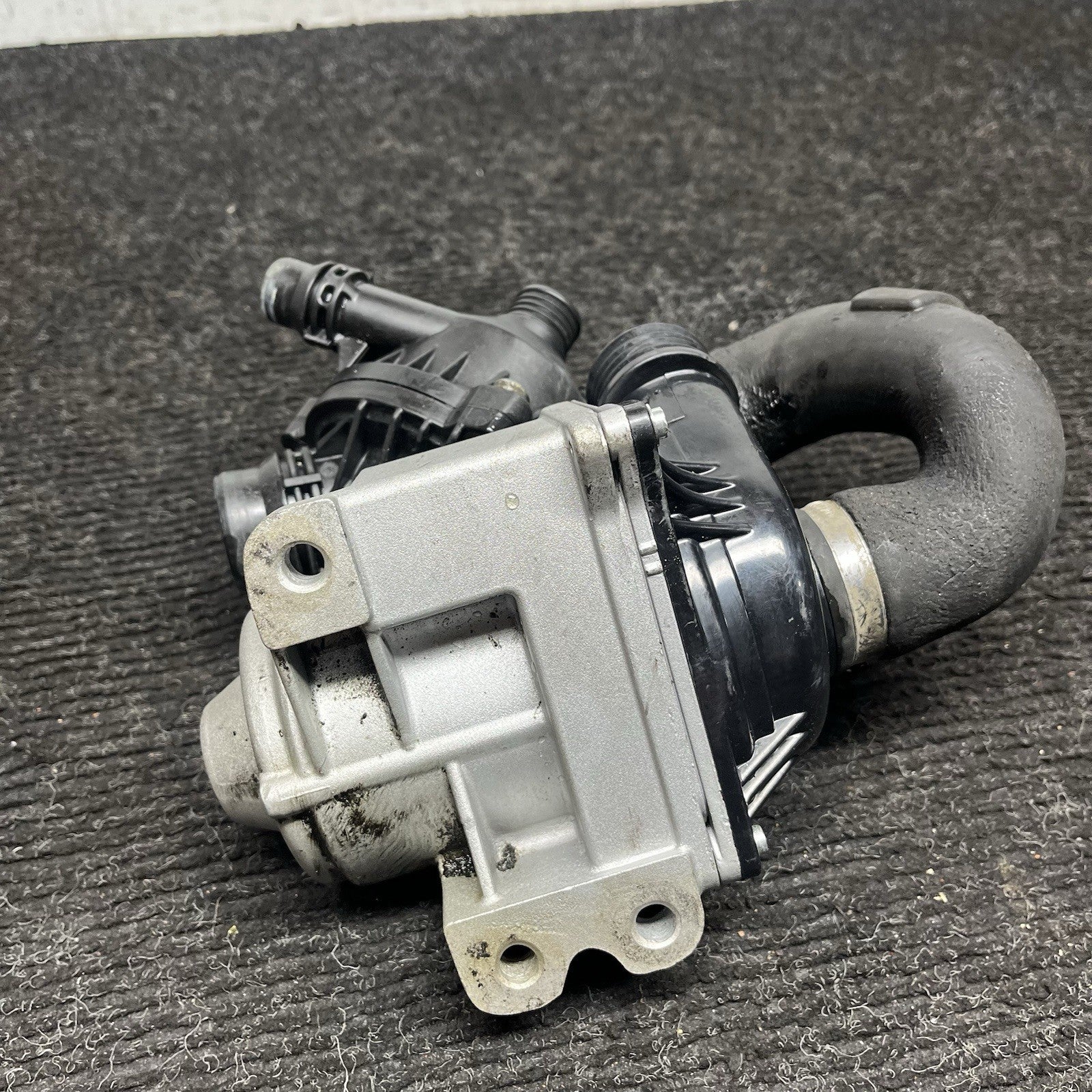 ☑️LOW MILES! BMW E82 E90 E92 F10 N54 N55 Electric Metal Water Pump W/ Thermostat