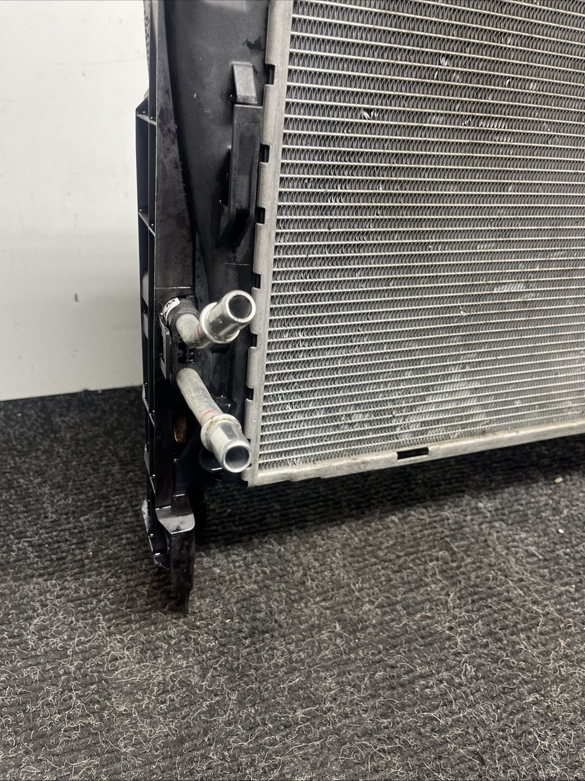☑️ 07-13 BMW E92 N54 335i RADIATOR A/T TRANSMISSION OIL COOLER W CONDENSER OEM