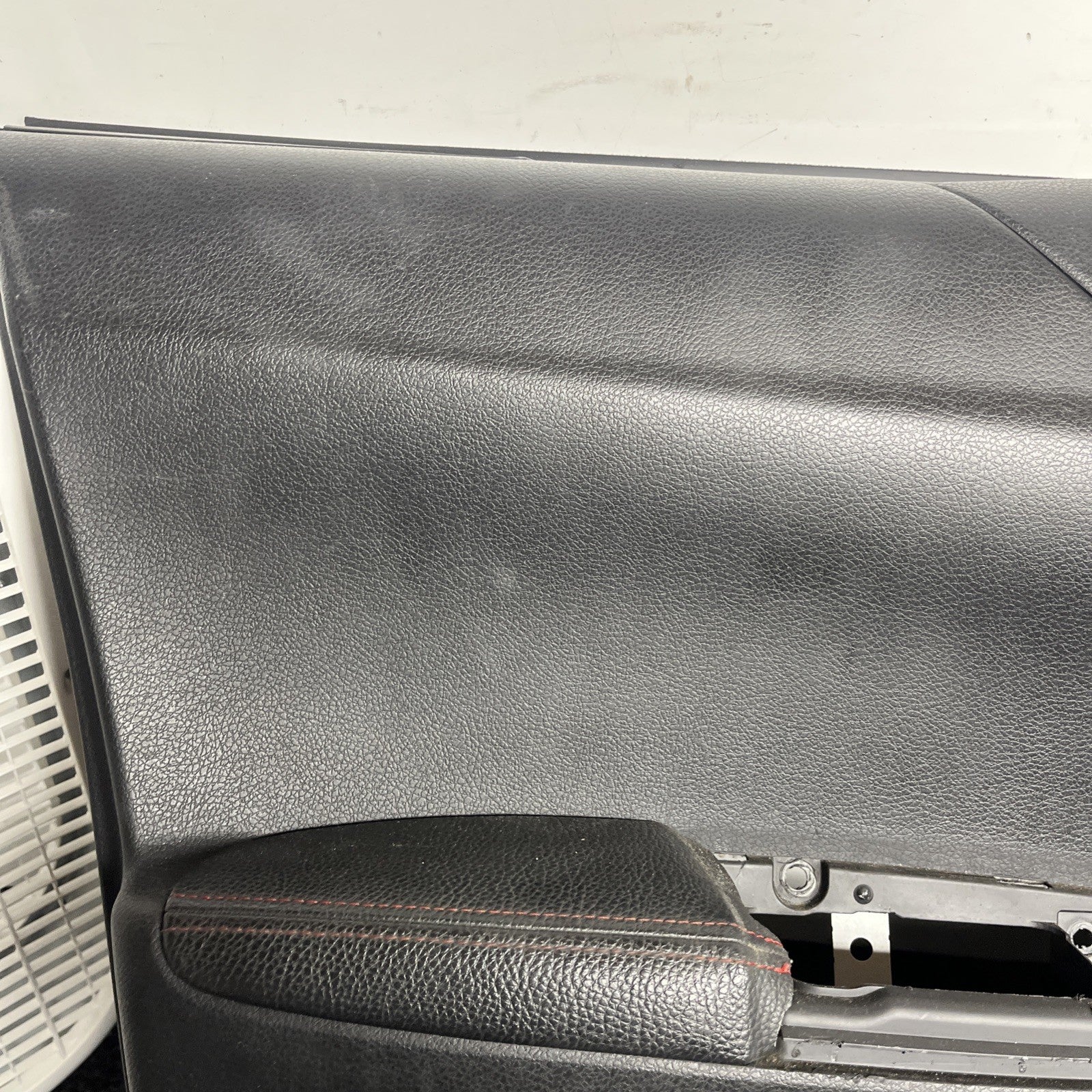 ☑️ 2011-2014 SUBARU IMPREZA WRX & STI DOOR PANELS DOOR CARDS BLACK/RED STITCHED