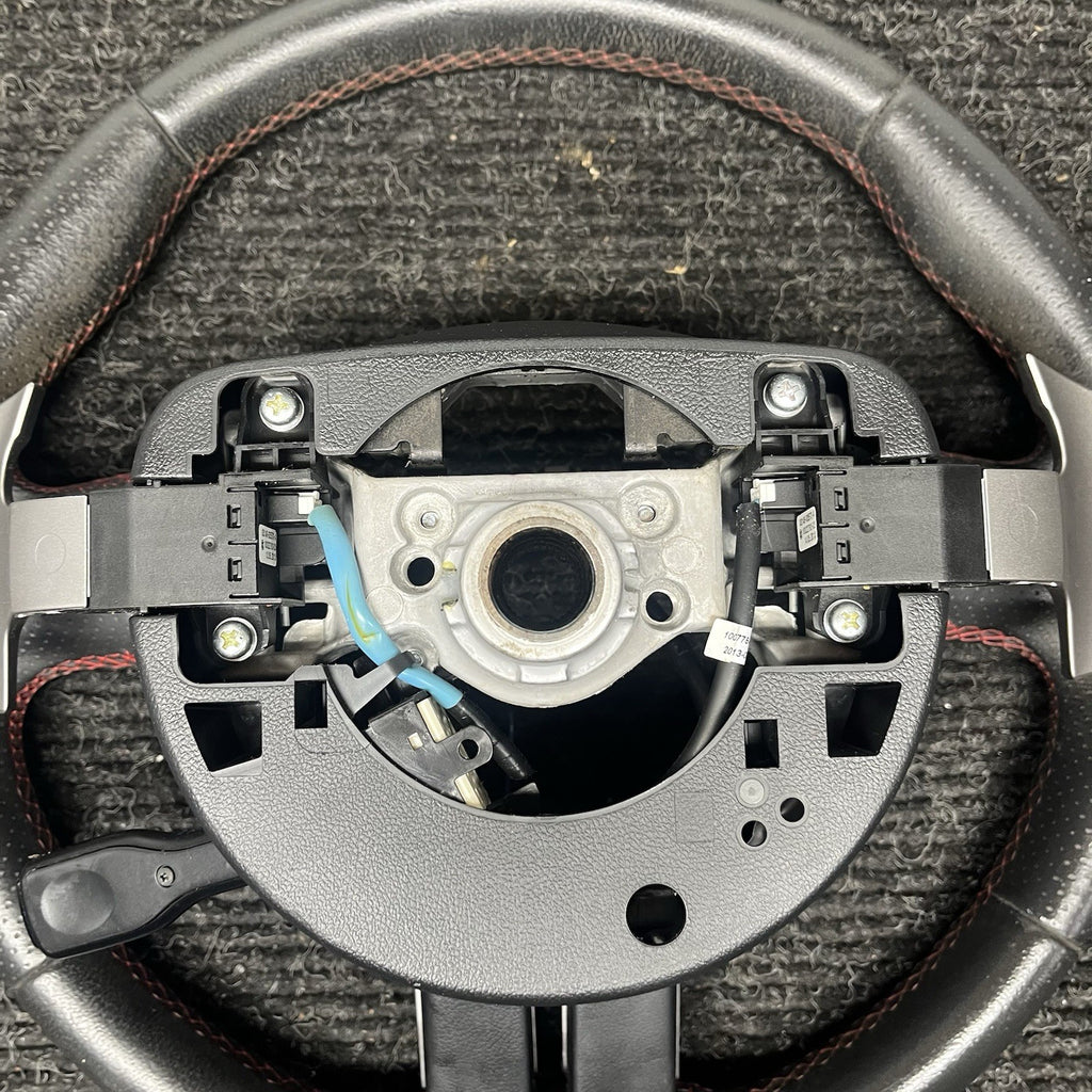 ☑️ 2013-2016 SCION FRS Subaru BRZ OEM Steering wheel Red Stitched Shift Paddles