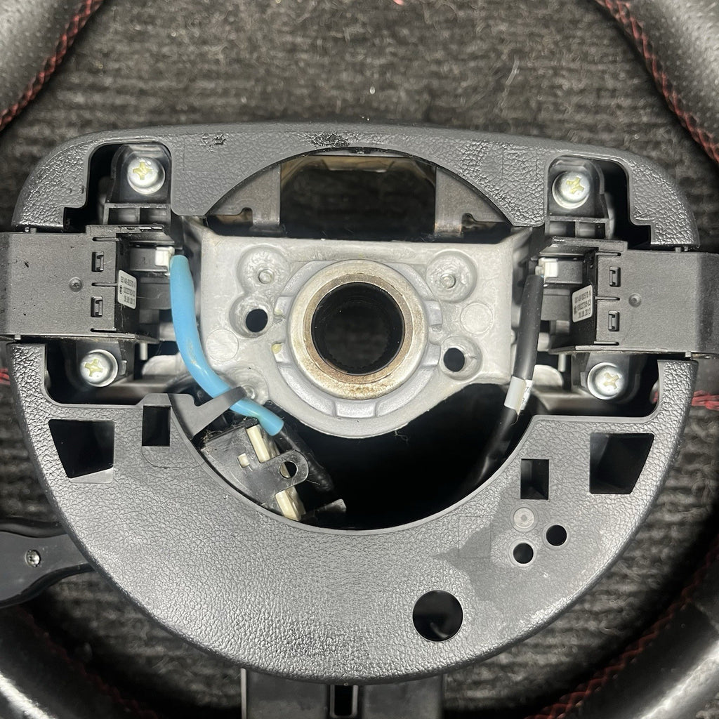 ☑️ 2013-2016 SCION FRS Subaru BRZ OEM Steering Wheel Red Stitched Shift Paddles