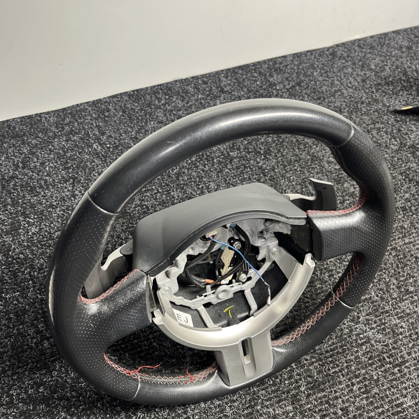 ☑️ 2013-2016 SCION FRS Subaru BRZ OEM Steering Wheel Red Stitched Shift Paddles