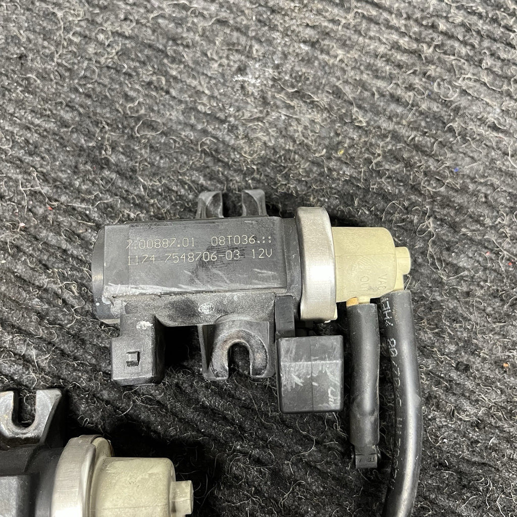 ☑️ 06-13 OEM BMW E90 E92 N54 Turbo Charger Air Pressure Boost Solenoid Valve SET