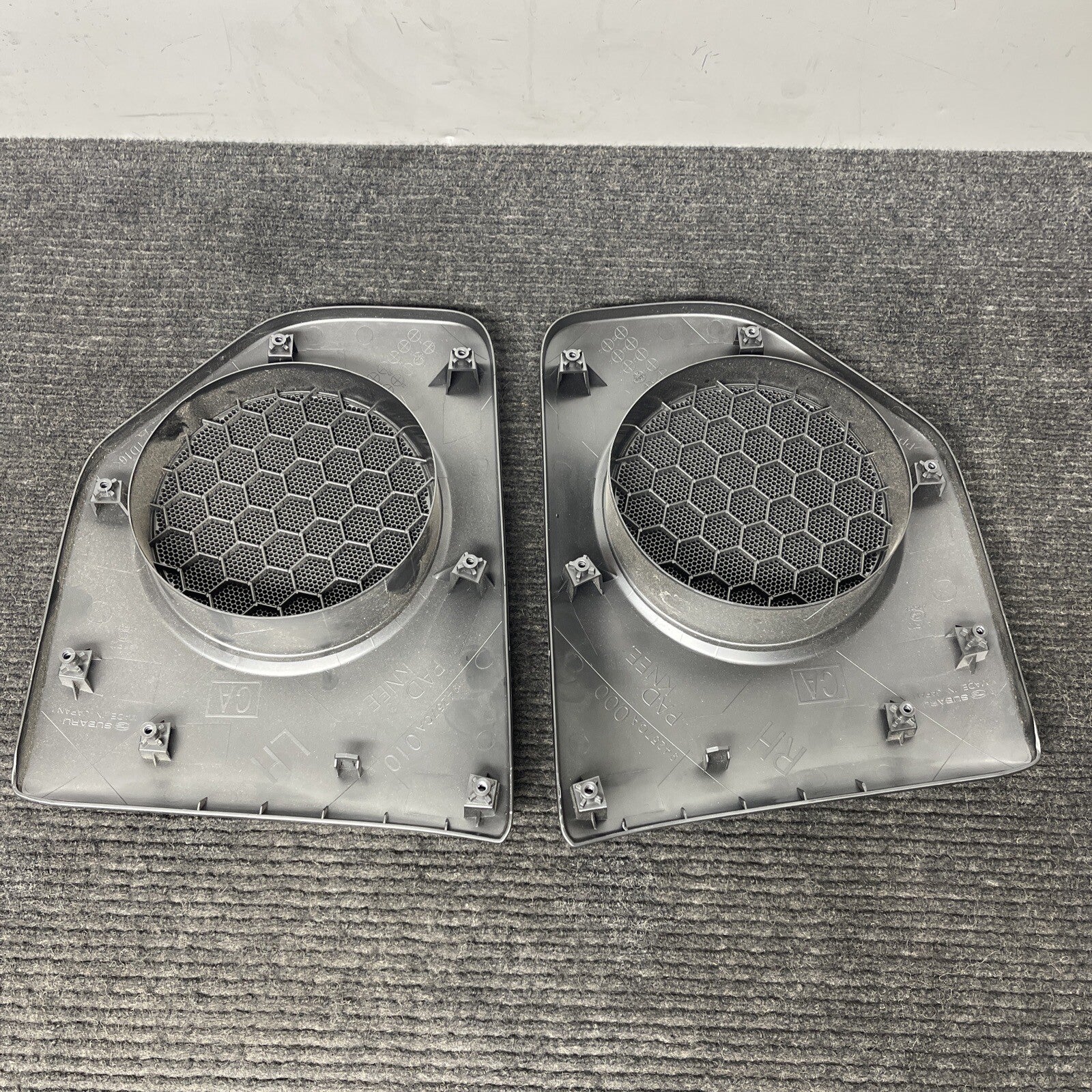 ☑️ Subaru BRZ Toyota 86 FRS LH RH Left & Right Interior Door Speaker Cover Set